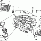 VT1100D2 Головка цилиндров задняя