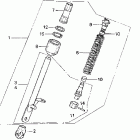 Z50R Передняя вилка