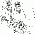 CB250 Коленвал