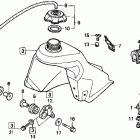 CR80RB Топливный бак