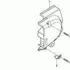 CB250 Левая задняя крышка картера
