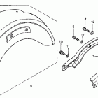 VT750CD2 Заднее крыло