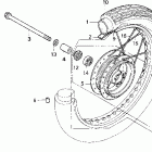 CB250 Переднее колесо