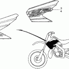 CR125R Наклейки