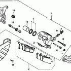 CR250R Задний суппорт тормозной