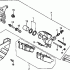 CR125R Задний суппорт тормозной