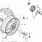 CBR900RR Заднее колесо
