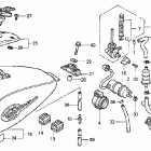 VT750CD2 Топливный бак