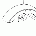 VT1100C2 Переднее крыло