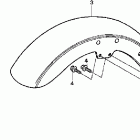 VT1100D2 Переднее крыло