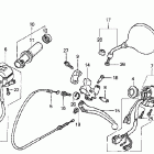 VT750CD2 Рулевые переключатели