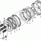 CR80RB Сцепление