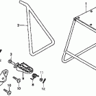 CR125R Подножки