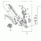 CR80RB Fr. brake master cyl. 98-99