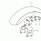 VT750CD2 Переднее крыло