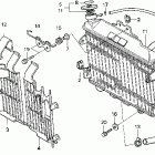 CR250R Радиатор