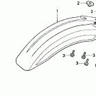 CR80RB Переднее крыло