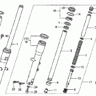 VT750CD2 Передняя вилка