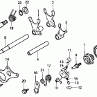 CR80RB Вилка переключения передач