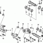 VT750CD2 Подножки