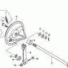 CB250 Задний тормоз