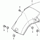 CR80RB Заднее крыло