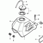 Z50R Топливный бак