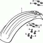 CR125R Переднее крыло