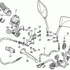 CB750 Handle switches @ cables  @ mirrors