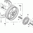 CB750 Переднее колесо