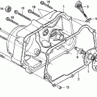 Z50R Крышка картера правая