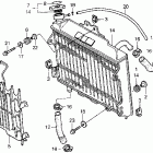 CR125R Радиатор