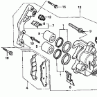 CR250R Передний тормозной суппорт