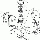 VT1100D2 Задний тормозной цилидр