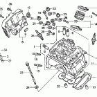 VT750CD2 Головка цилиндров передняя
