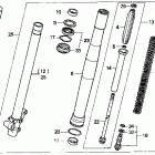 CR80RB Передняя вилка