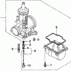 CR250R Carburetor optional kit 97-98