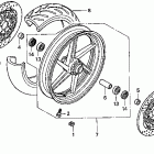CBR600SE Переднее колесо