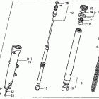 CBR600SE Передняя вилка