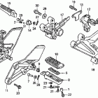 CBR600SE Подножки