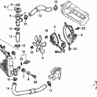 CBR600SE Радиатор