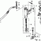 CBR600SE Задний главный тормозной цилиндр
