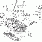 VT600CD Задняя головка цилиндров