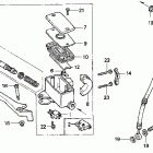 GL1500A Главный тормозной цилиндр - передний