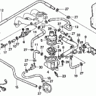 GL1500A Патрубки охлаждения