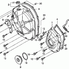 CBR600SE Крышка картера правая