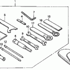 CBR600SE Инструмент