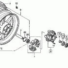 CBR600SE Заднее колесо