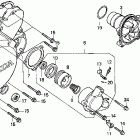 PC800 Крышка картера левая