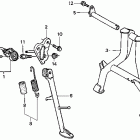 CBR600SE Подножка